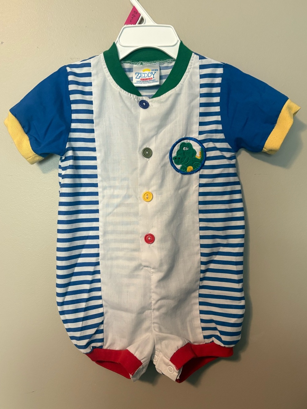Vintage 90’s Baby Dino Romper